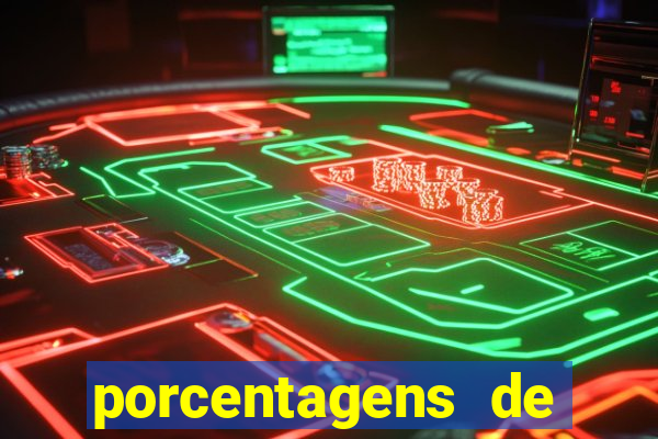 porcentagens de jogos pagantes